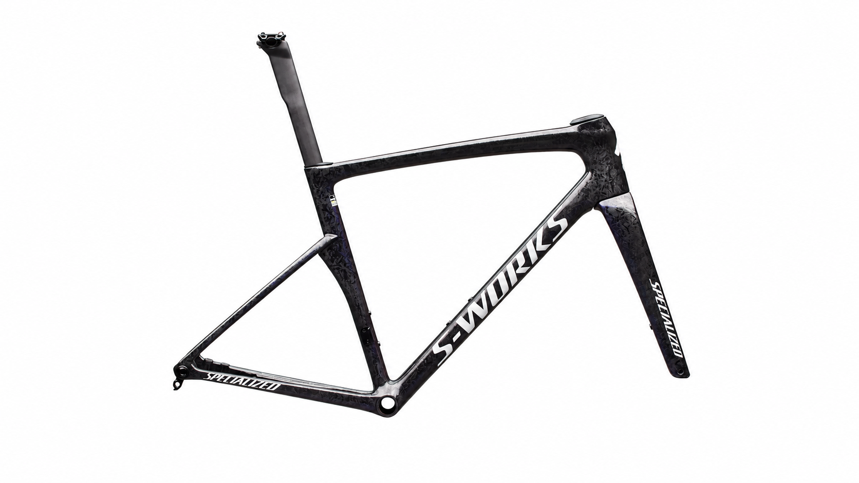 SPECIALIZED S-Works Tarmac SL9 Frameset Gloss Carbon 白底商品圖