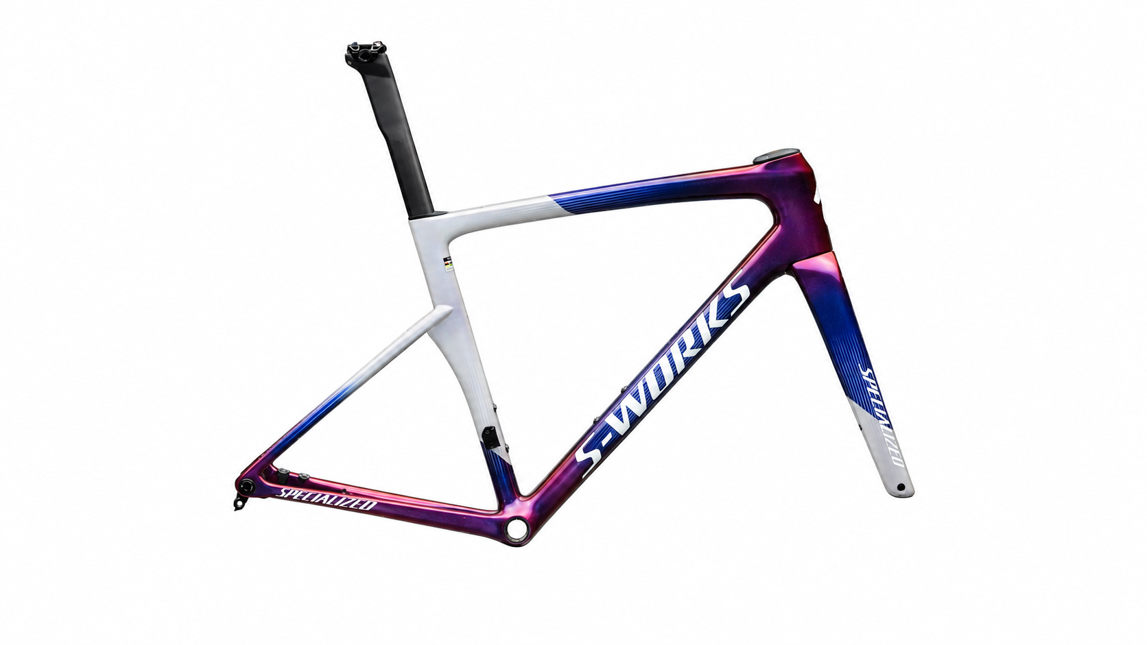 SPECIALIZED S-Works Tarmac SL9 Frameset Gloss Dove Grey 白底商品圖