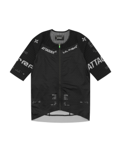 ATTAQUER ULTRA Aero SS Jersey Black 黑色短袖車衣單件正面